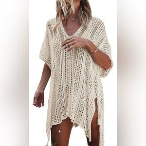 On trend - crochet beach coverup! Sz. L 🏖️☀️